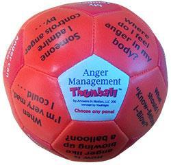 Anger Management Thumball for Exploring Helpful Ways to Manage and Express Anger